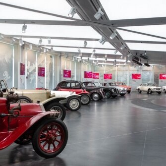 Museo Storico Alfa Romeo , percorso Timeline