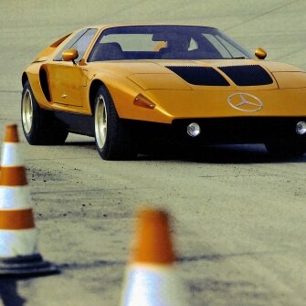 Mercedes-Benz C111-II con motore rotativo Wankel (1970)