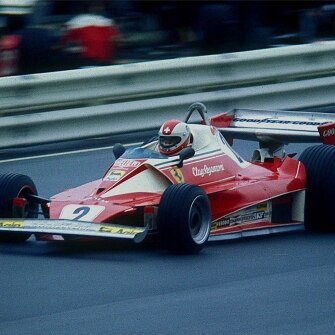 1976, Clay Regazzoni su Ferrari 312 T2