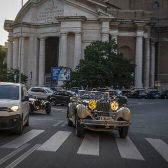 La Mercedes-Benz 710 Super Sport del 1930 alla 1000 Miglia 2024 - Archivnummer: D837281