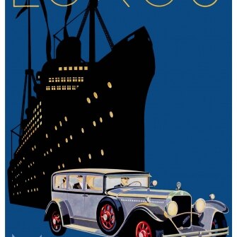 Reclame pubblicitaria della Mercedes-Benz  W08 Nürburg 460 (1928)