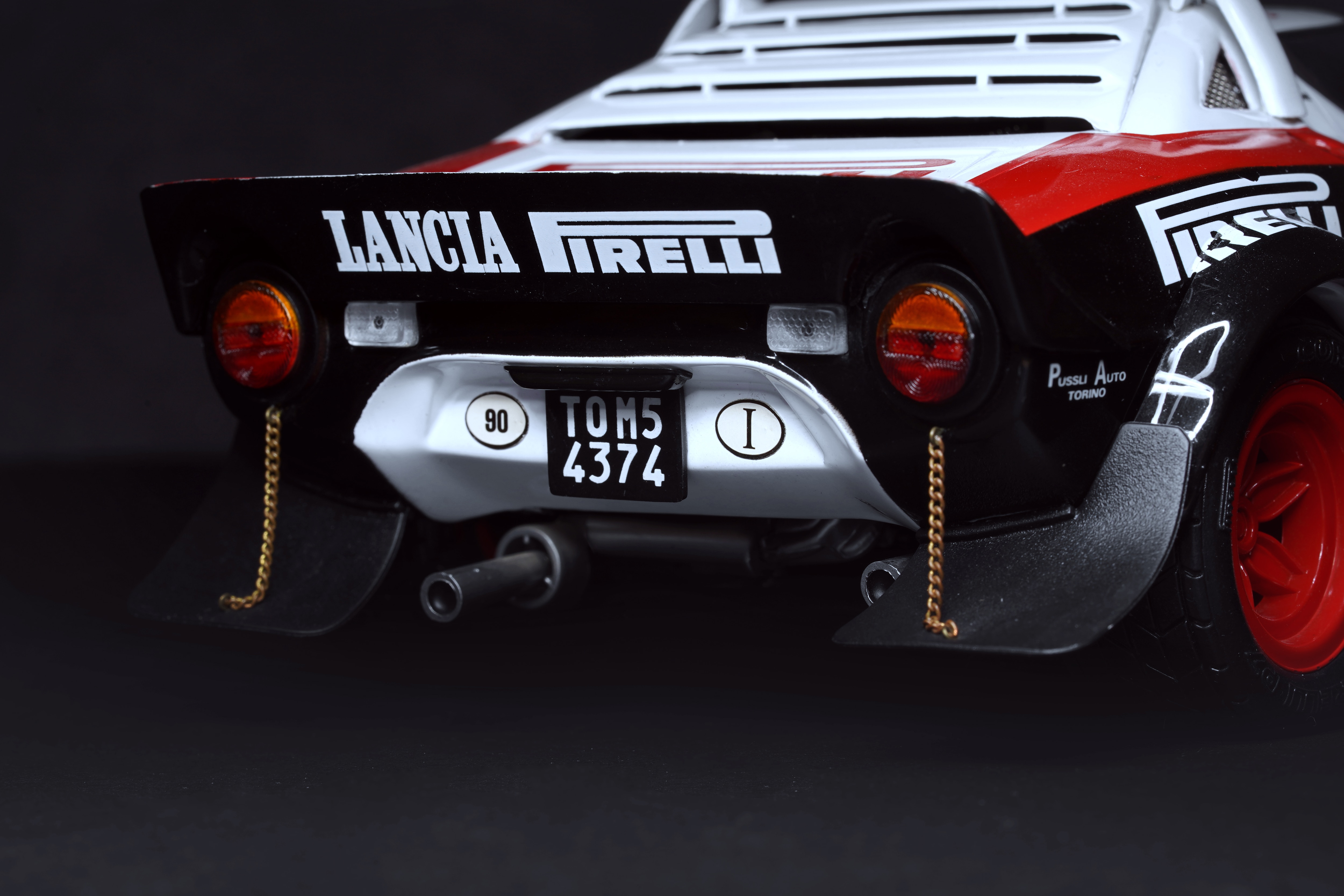 Lot De 4 Pièces Pour RC Lancia Delta Integrale 1/10 - Compatible TT-02, HPI, Kyosho Et Autres