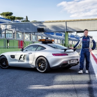 Bernd Mayländer e la Mercedes-AMG GT S Safety Car (2015)