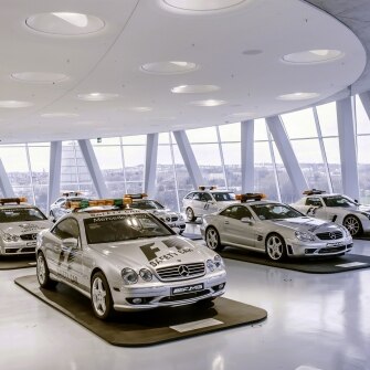La mostra "Safety Cars" , svoltasi al Museo Mercedes-Benz nel 2015
