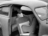 First rearward facing child safety seat prototype tested in a Volvo (PV 444)